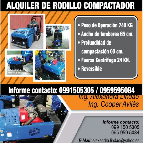 Alquilo Rodillo Compactador